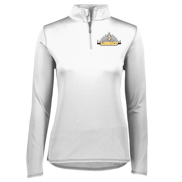 Ladies Attain Wicking 1/4 Zip Pullover - Printed Logo Thumbnail