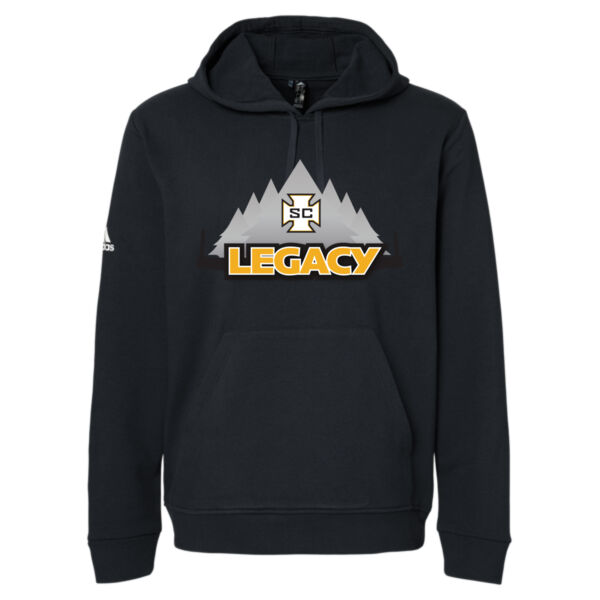 Adidas Fleece Hooded Sweatshirt - Printed Logo Thumbnail